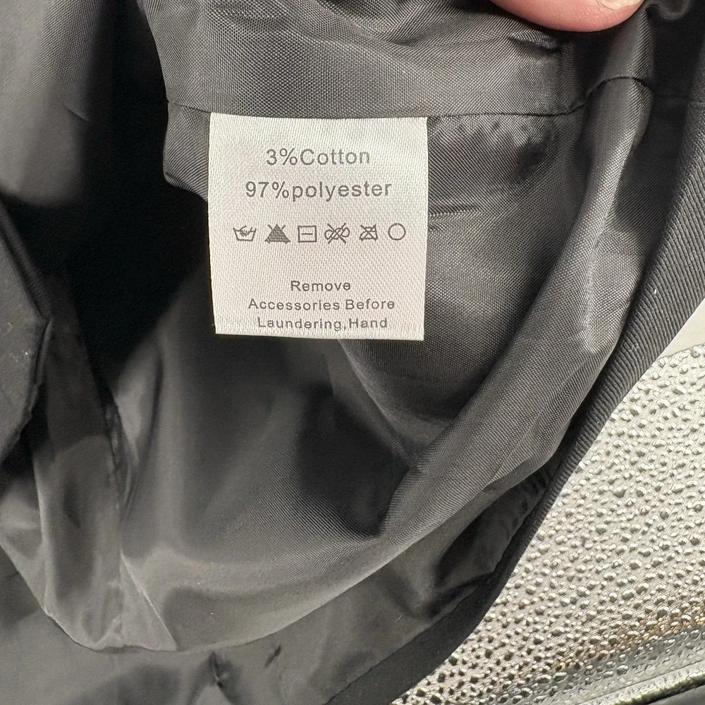 Men's 4XL‎ Fit Formal Dress Vest Adjustable Waistcoat for Business Wedding Party